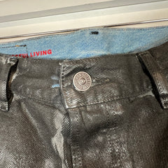 Diesel Black Waxed Jeans Size 32