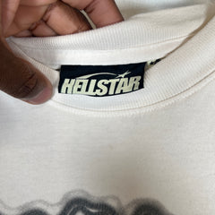 Hellstar White "No Guts No Glory" Long Sleeve Size L