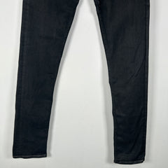 Rick Owens Triple Black Patchwork Tyrone Jeans Size 31