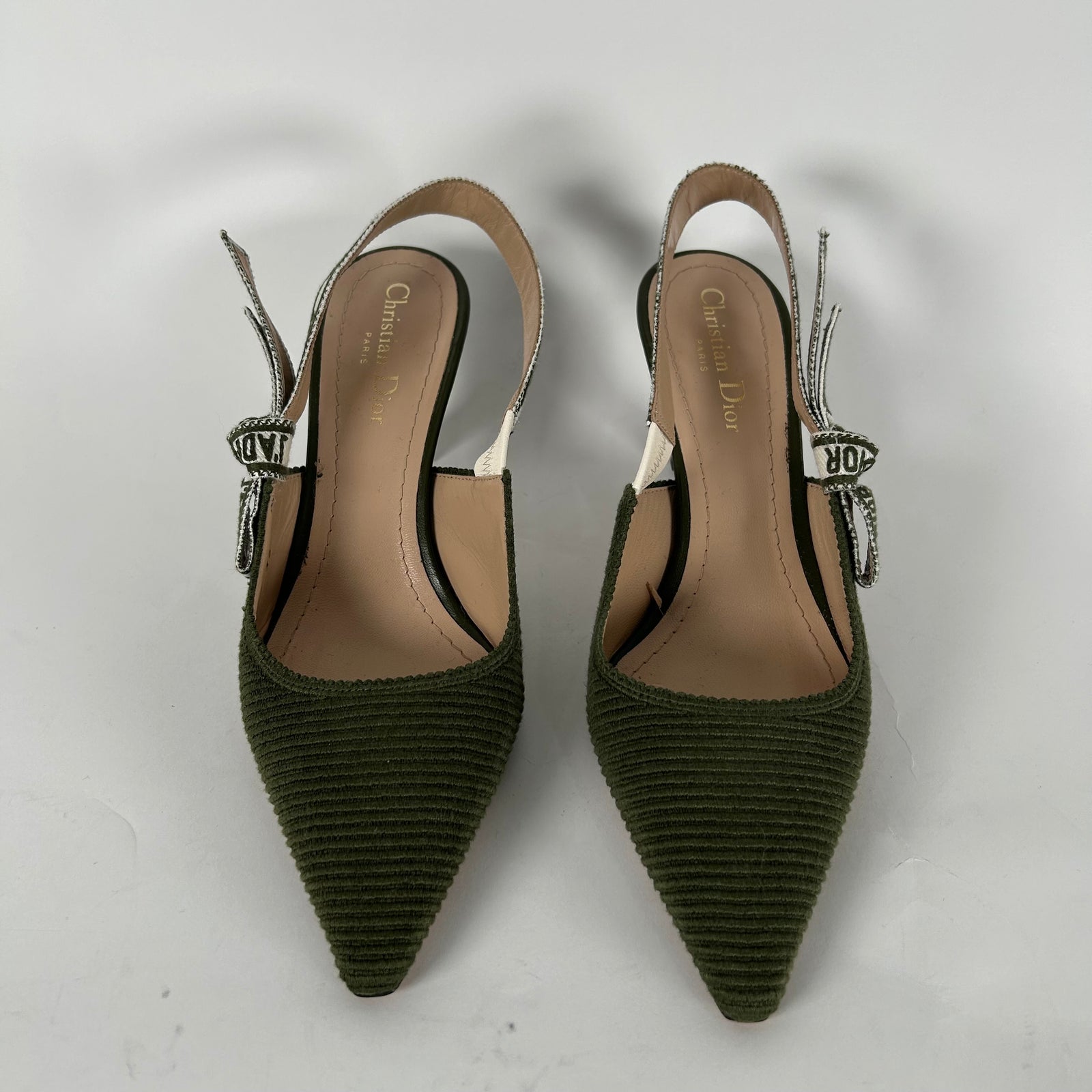 Dior J'adior Gren Slingback Pumps Size 39