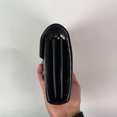 Gucci Black Leather Dionysus Wallet On Chain Bag