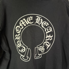 Chrome Hearts Horseshoe Floral Cross Zip-Up Hoodie