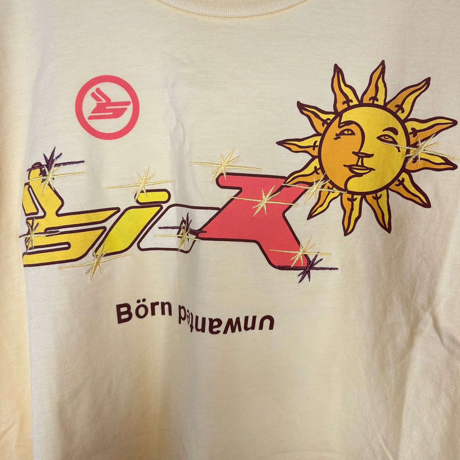 Sicko Yellow Born Unwanted Tee Size M