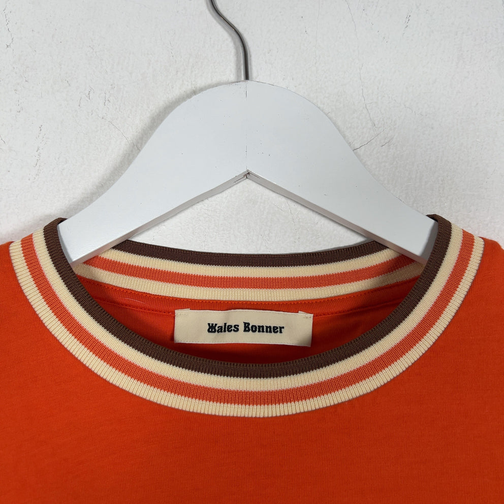 Wales Bonner Houndstooth Spell Out Logo T-Shirt
