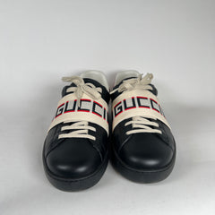 Gucci Ace Stripe Leather Sneaker Size 12