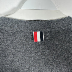 Thom Browne Grey Button-Up Cardigan Size 3