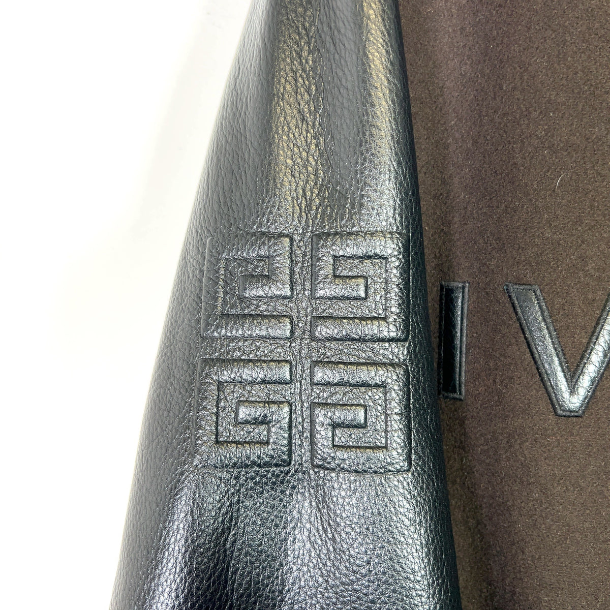 Givenchy 4G Leather Varsity Jacket