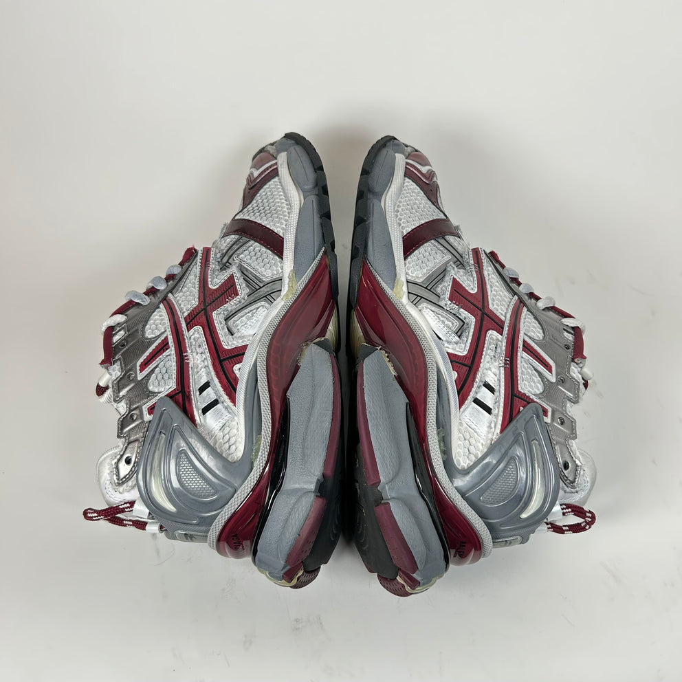 Balenciaga Burgundy Mesh Runners Size 43