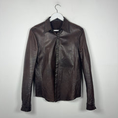 Carpe Diem Work Of 2003 Leather Shirt Leather Jacket