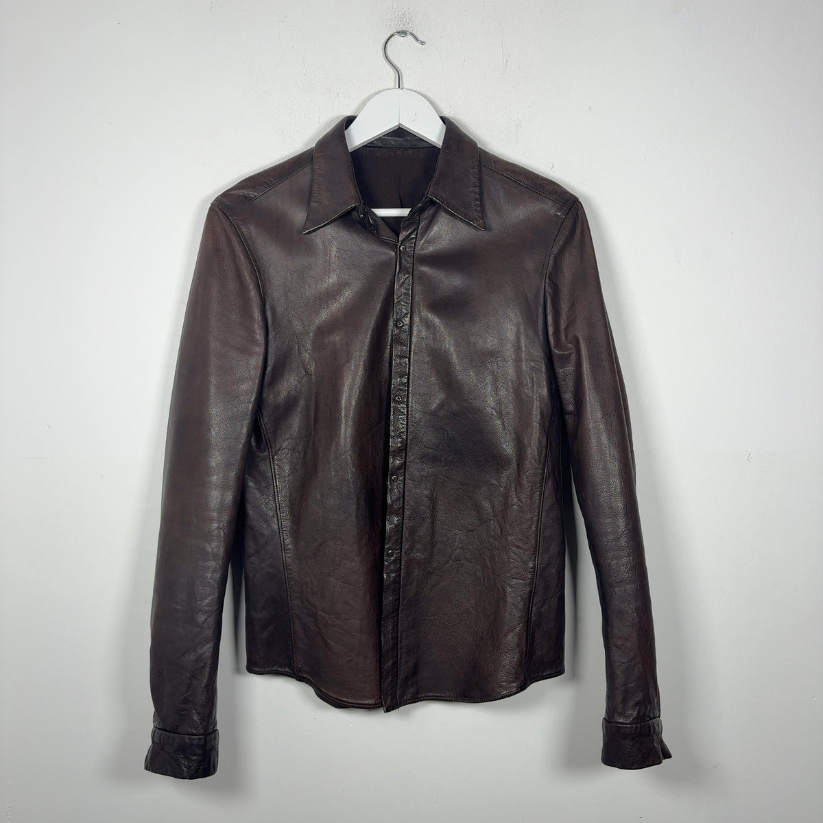 Carpe Diem Work Of 2003 Leather Shirt Leather Jacket