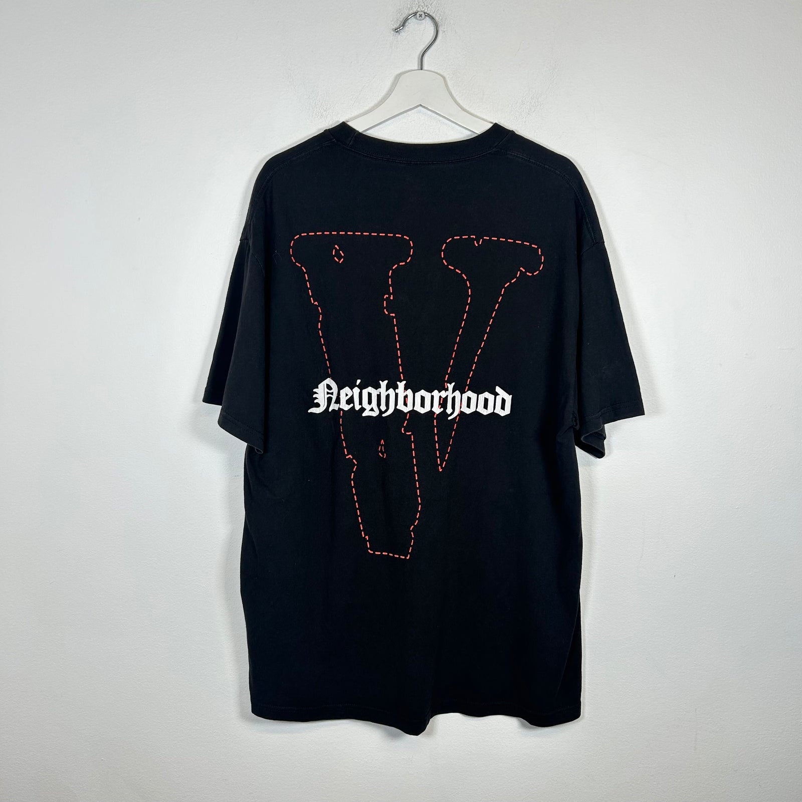 Vlone x Neighborhood Skull Graphic T-Shirt Size XL