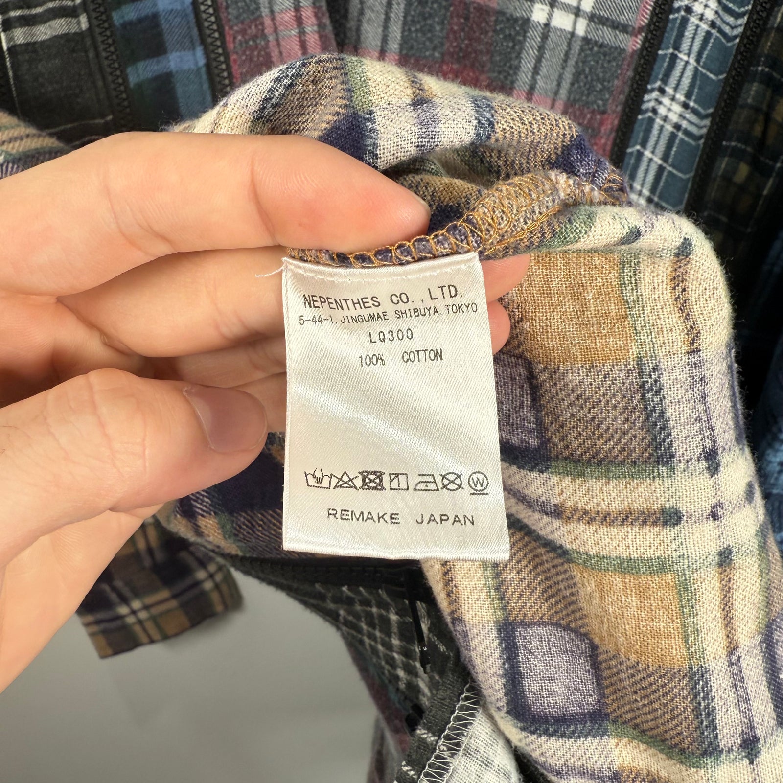 Needles Zipper Rebuild Flannel Size XL