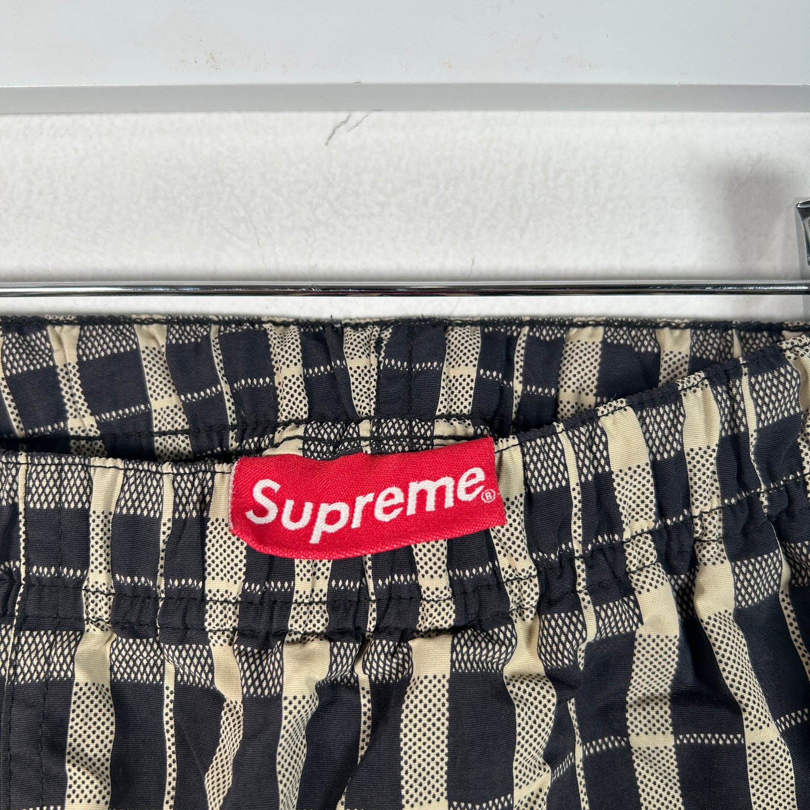 Supreme Tartan Plaid Windbreaker Pants Size M