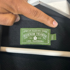 Denim Tears Flag Logo Quarter Zip Size L