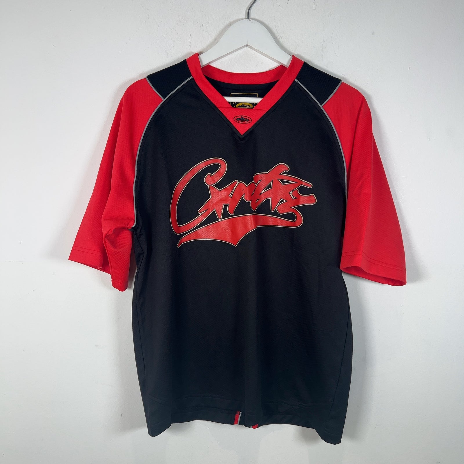 Corteiz Street League Red Jersey T-Shirt