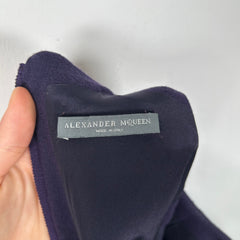 Alexander McQueen Purple 4-Zip Dress Size 42