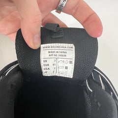 Balenciaga Black LED Track Sneakers Sz 41