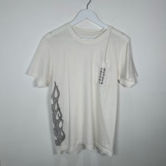 Chrome Hearts Flame Graphic White T-Shirt Size M