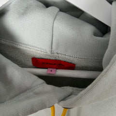 Eckhaus Latta Baby Blue Logo Hoodie Size S