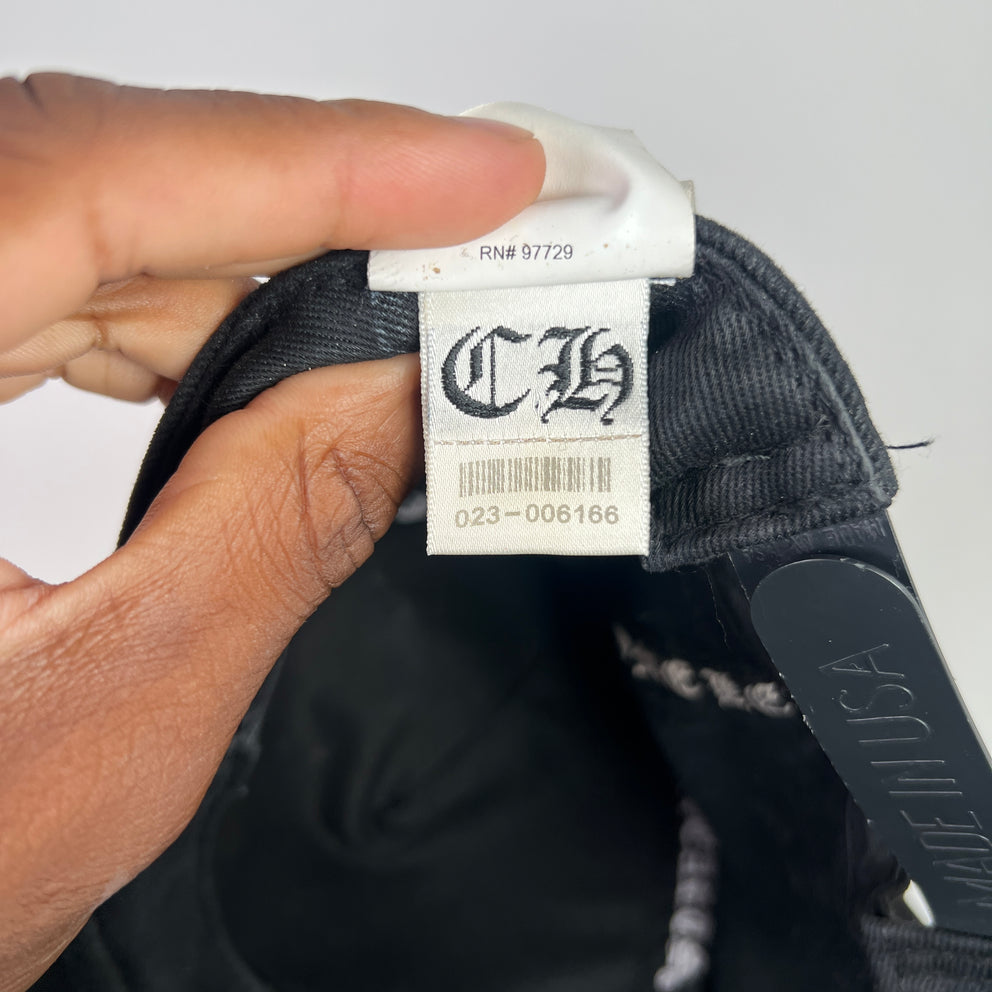 Chrome Hearts Smoked Vertical Logo Hat