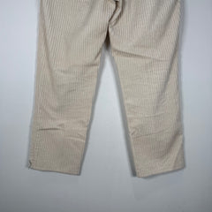 Brunello Cucinelli White Corduroy Slacks Size 31