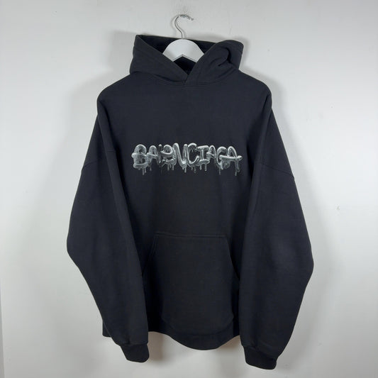 Balenciaga Slime Logo Graphic Hoodie