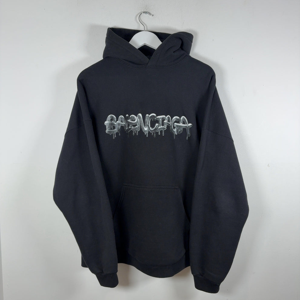 Balenciaga Slime Logo Graphic Hoodie