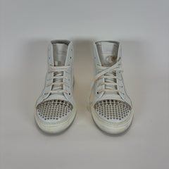 Gucci Studded White Hightop Sneakers