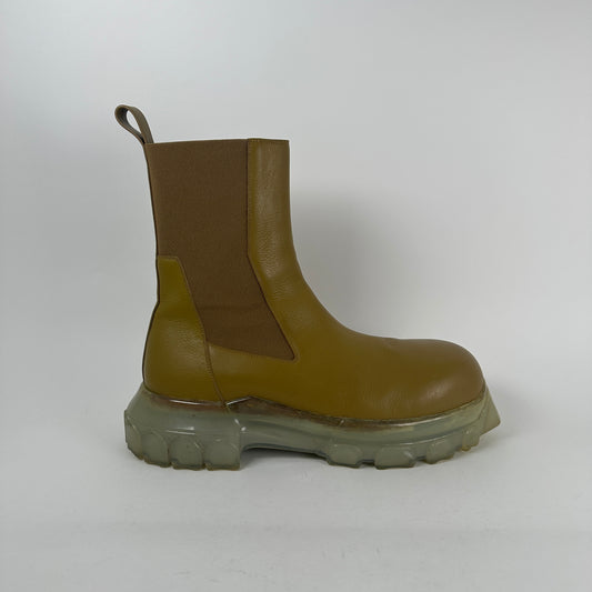 Rick Owens Sulphate Beetle Bozo Boot Size 45