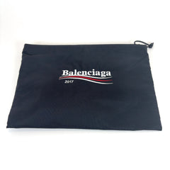 Balenciaga Political Campaign Nylon Clutch