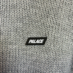 Palace Gray/Navy Gradient Ribbed Knit Sweater Size M