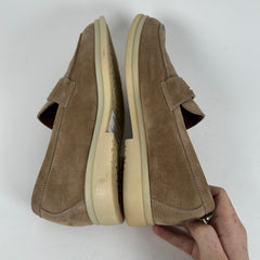 Loro Piano Biege Suede Summer Walker Size 41