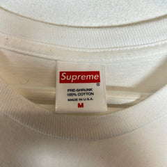 Supreme White Ralph Steadman Box Logo T-Shirt Size M