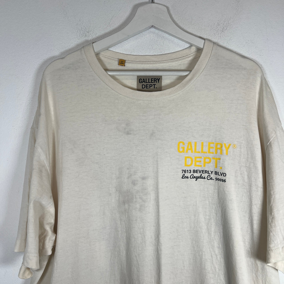 Gallery Dept White Porsche T-Shirt Size XL