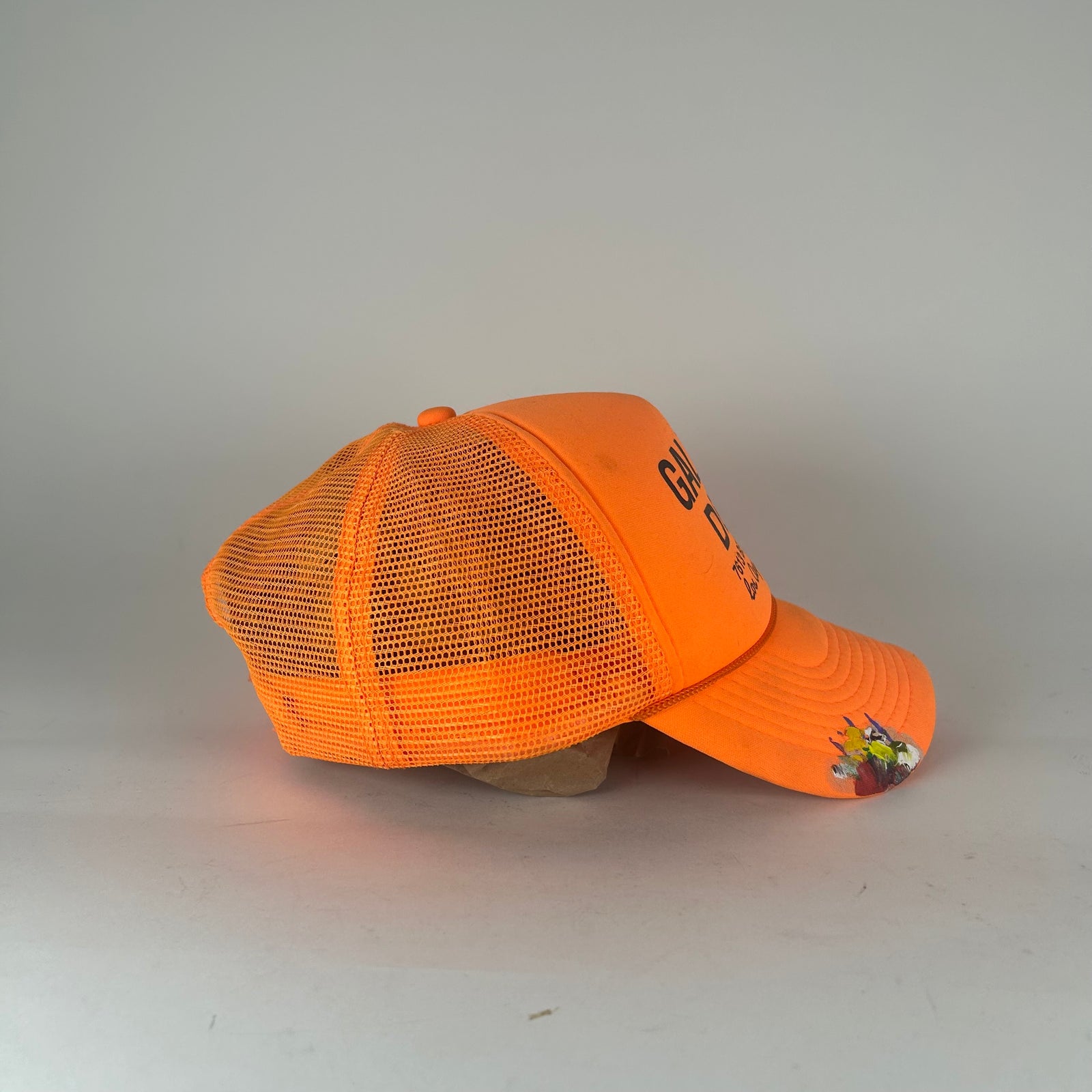 Gallery Dept. Orange Paint Splatter Trucker Hat