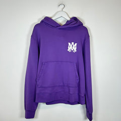 Amiri Purple MA Logo Hoodie Size L