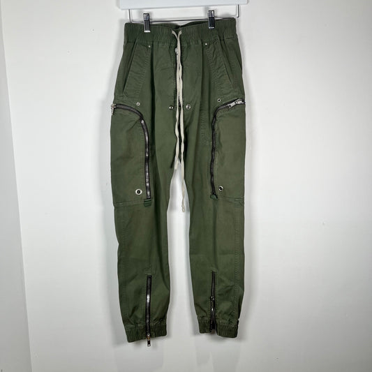 Rick Owens Green Bauhaus Cargo Pants Size S