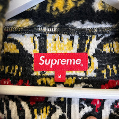 Supreme Multicolor Saint Michael Fleece Jacket Size M