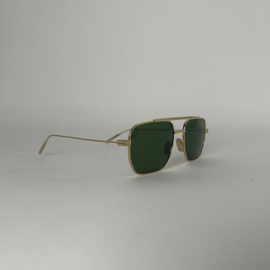Givenchy Gold Square Aviator Sunglasses