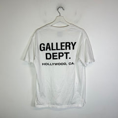 Gallery Dept White/Black Souvenir Logo T-Shirt Size M