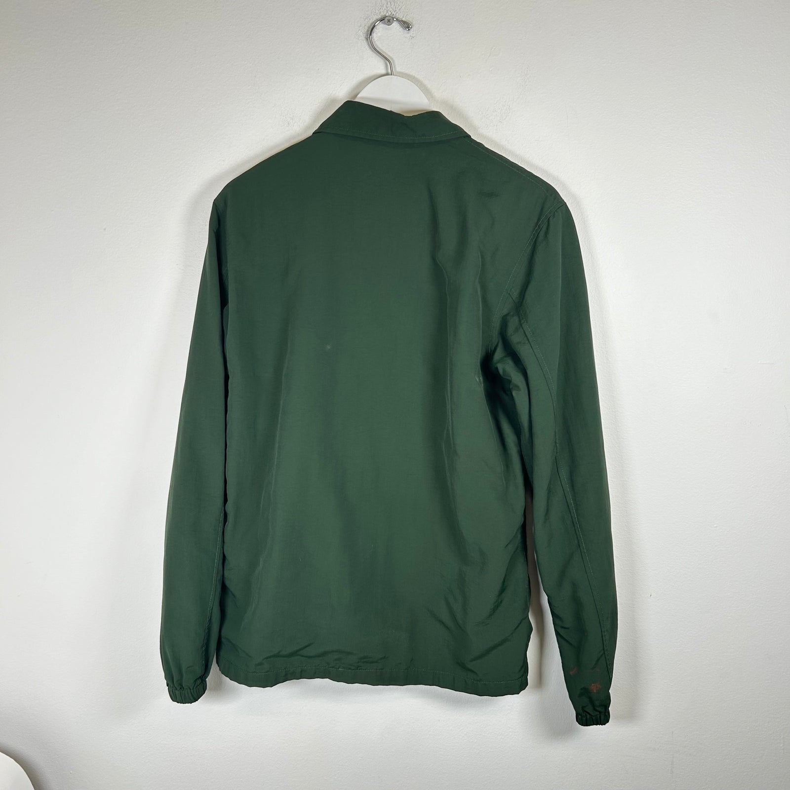 Bape Green College Coach Jacket Size M
