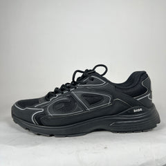 Dior B30 Triple Black Technical Mesh Sneaker Size 45