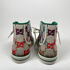 Gucci Multi Color Tennis 1977 High-Top Sneaker Size GG 9.5