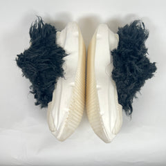 Rick Owens Black/White Fur Abstact Ramones Size 41