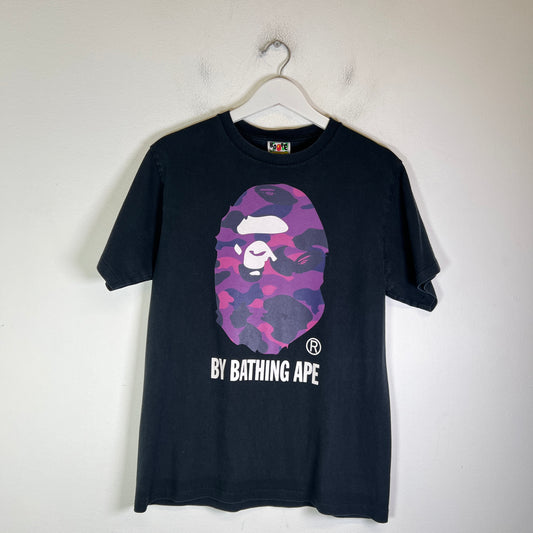 Bape Purple Camo Ape Head T-Shirt
