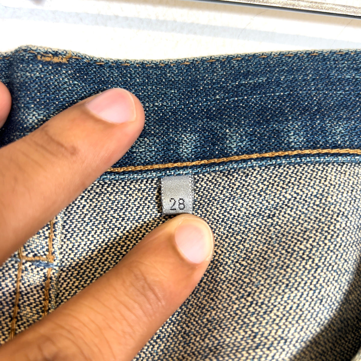 Dior AW05 ‘In The Morning’ Rust Denim Jeans