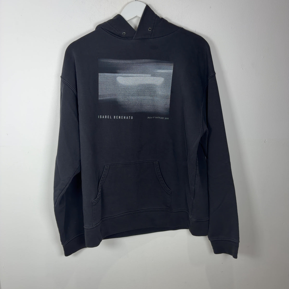 Isabell Benenato Untitled Graphic Pull-Over Hoodie