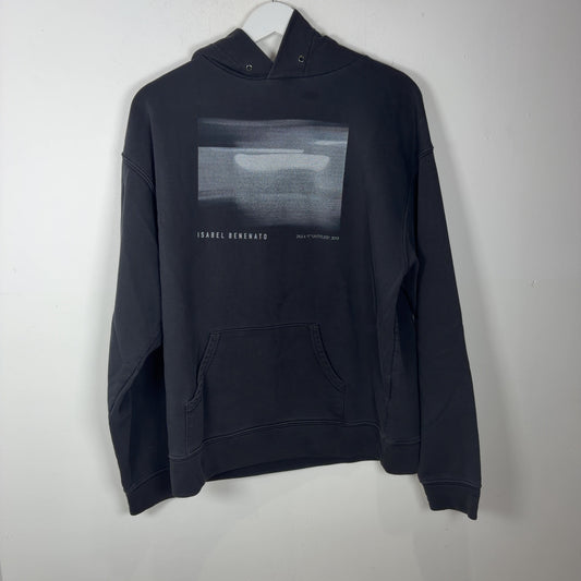 Isabell Benenato Untitled Graphic Pull-Over Hoodie