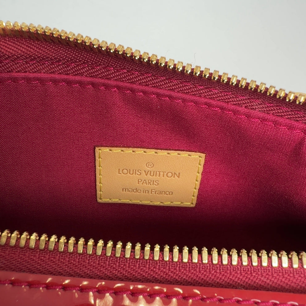 Louis Vuitton Monogram Red Vernis Leather Montana Bag