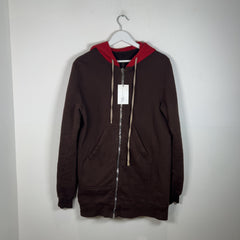 Rick Owens Dark Amber/Cherry Felpa Hoodie